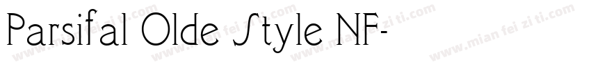 Parsifal Olde Style NF字体转换
